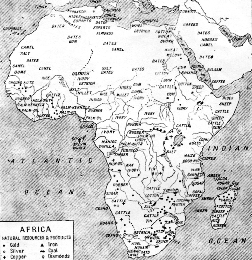 africa, map